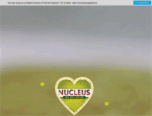 Tablet Screenshot of nucleusrawfoods.com